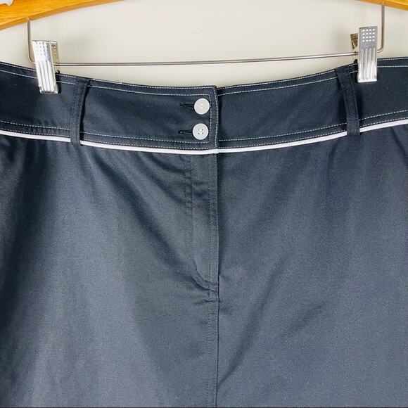 Adidas black white golf athletic yoga walking athlesiure tennis skirt skort 14 - Picture 3 of 9